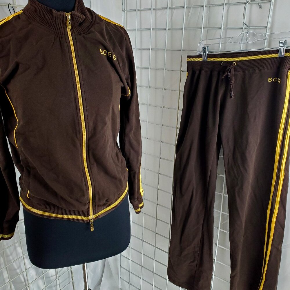 XL BCBG Brown and Gold Full Outfit